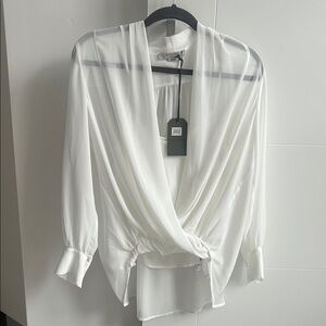Elegant White All Saints Blouse